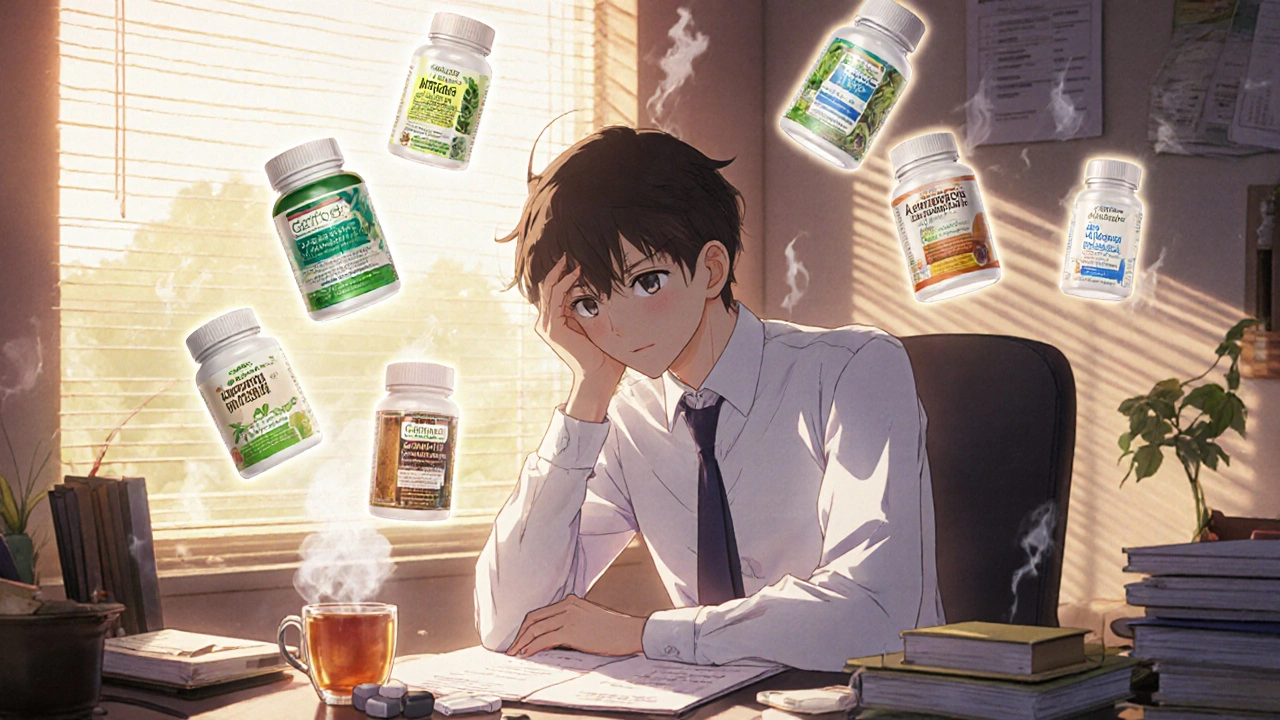 Compare Geriforte with Top Alternatives for Natural Energy and Stress Support