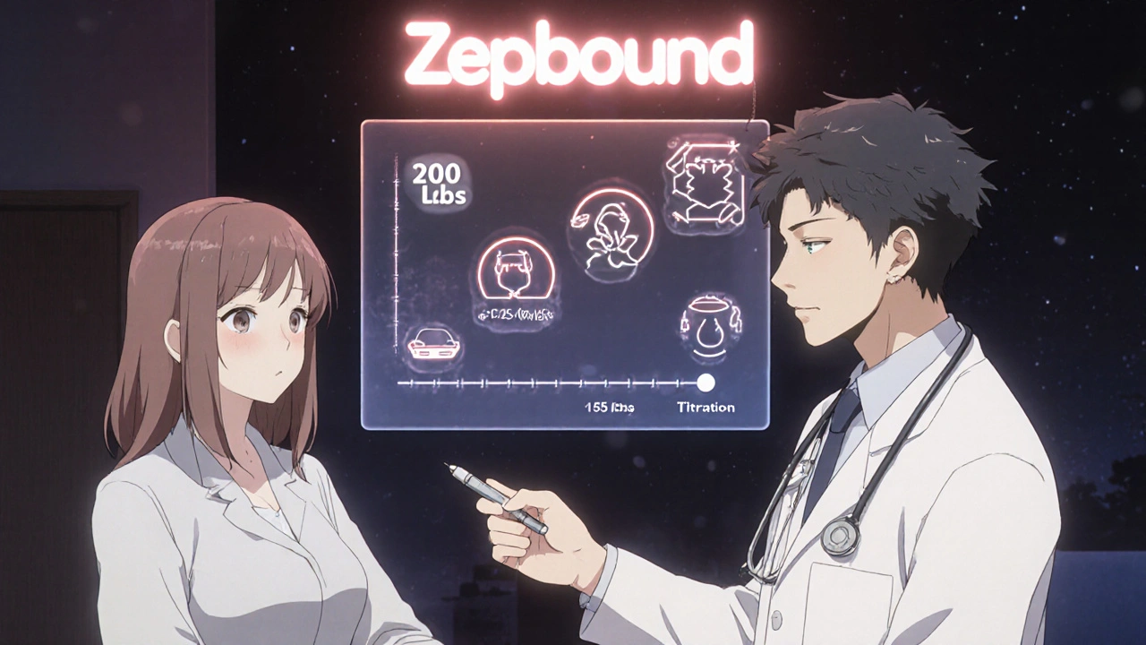 Doctor handing a weekly injection pen to a patient in a clinic, with a holographic weight loss timeline in the background.