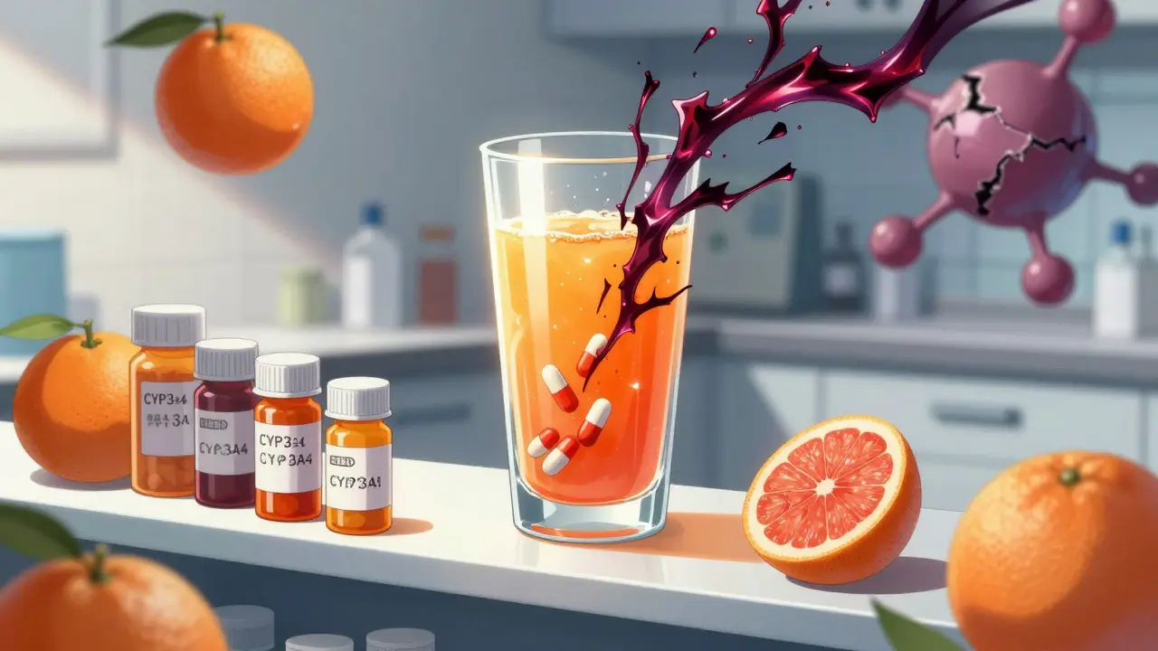 Grapefruit and Grapefruit Juice: Which Medications Are Affected and Why